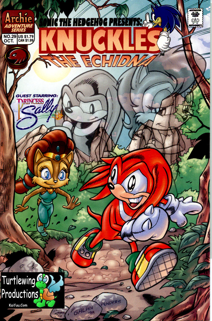 Knuckles - October 1999 Comic cover page